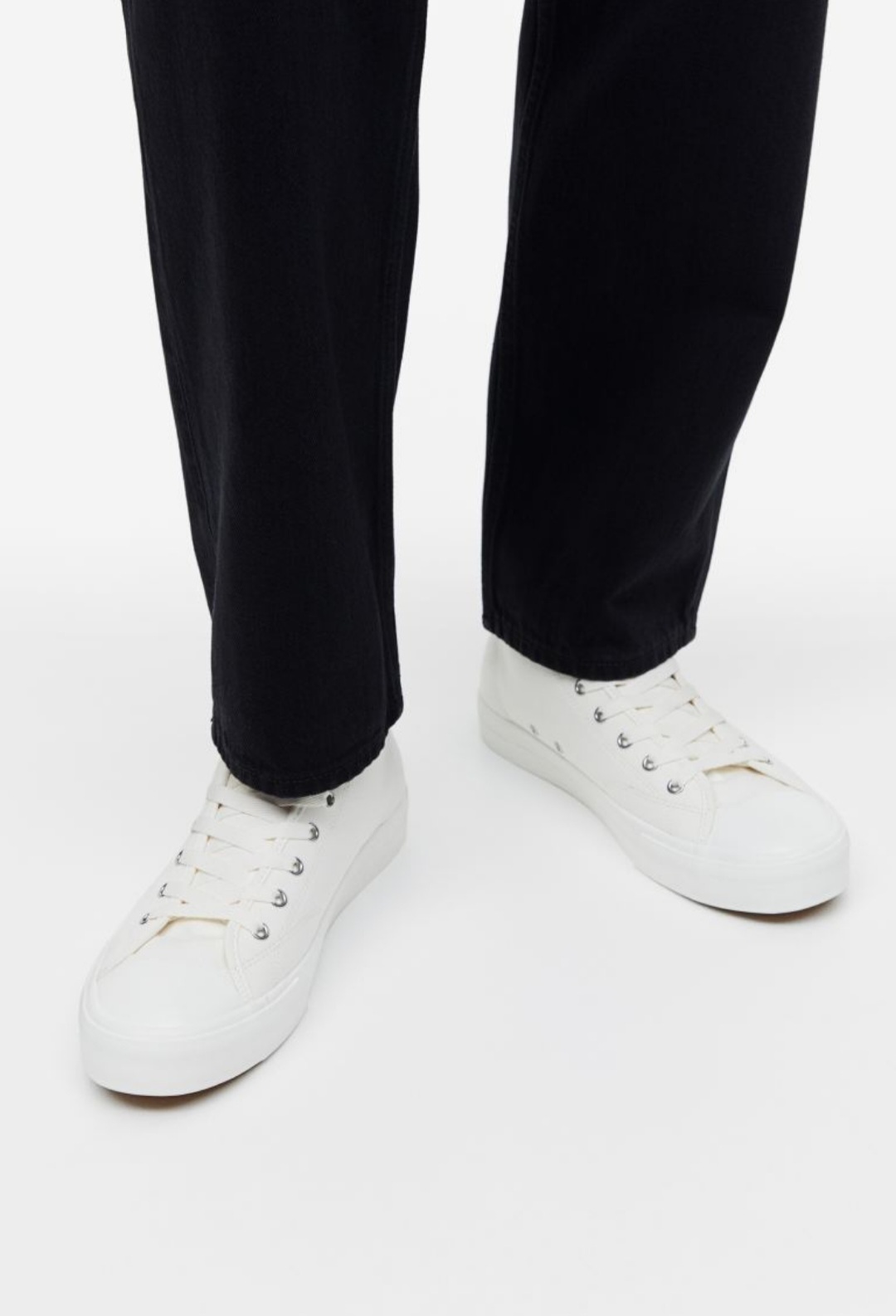 کتونی کانورس ساقدار برند H&M