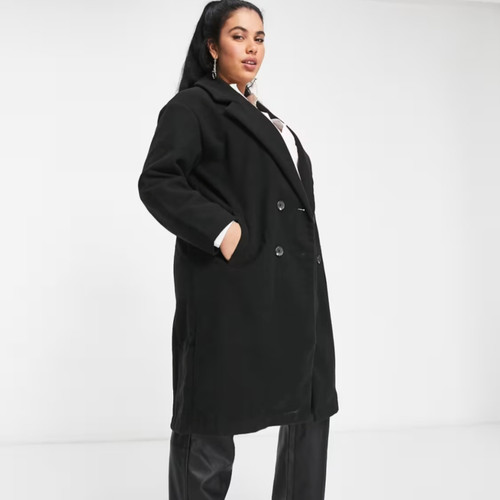 پالتوی کلاسیک بلند زنانه موهر بدون آستر asos