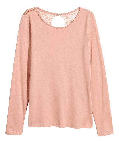 بلوز آستین بلند زنانه ، پشت گیپور از برند H&M