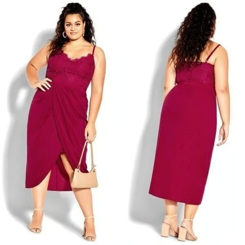 پیراهن مجلسی گیپور City Chic – مدل Lace Touch Dress