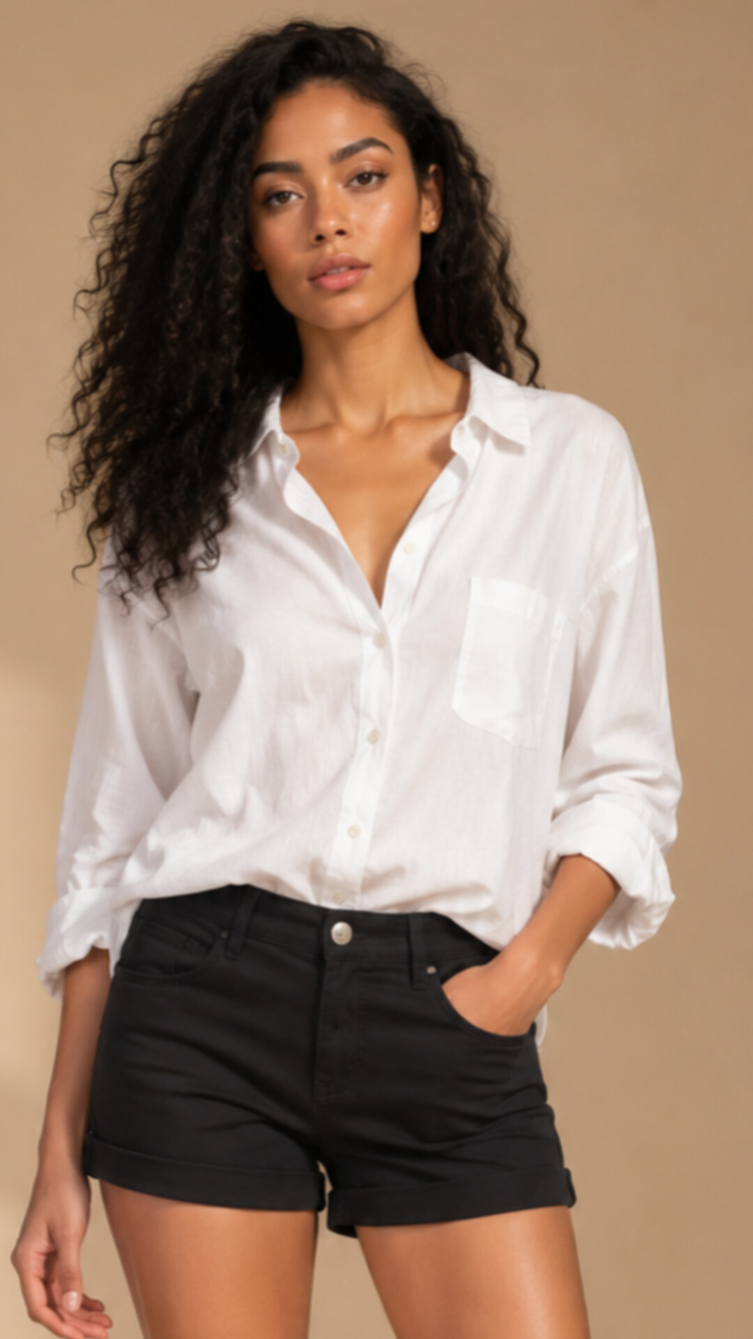 شلوارک جین زنانه از برند  H&M سوئد