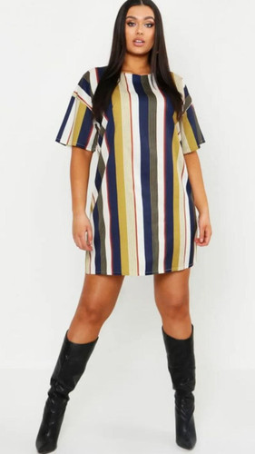 پیراهن بلند آستین کوتاه زنانه از برند Boohoo