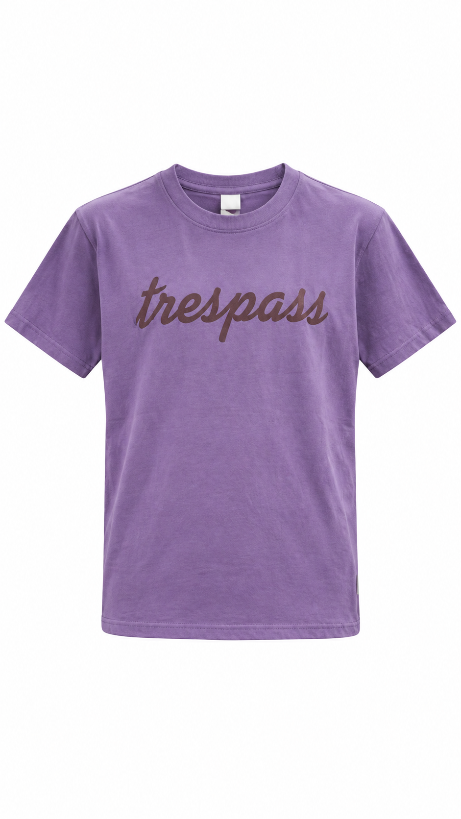 تیشرت کتان آستین کوتاه زنانه بنفش یاسی برند Trespass