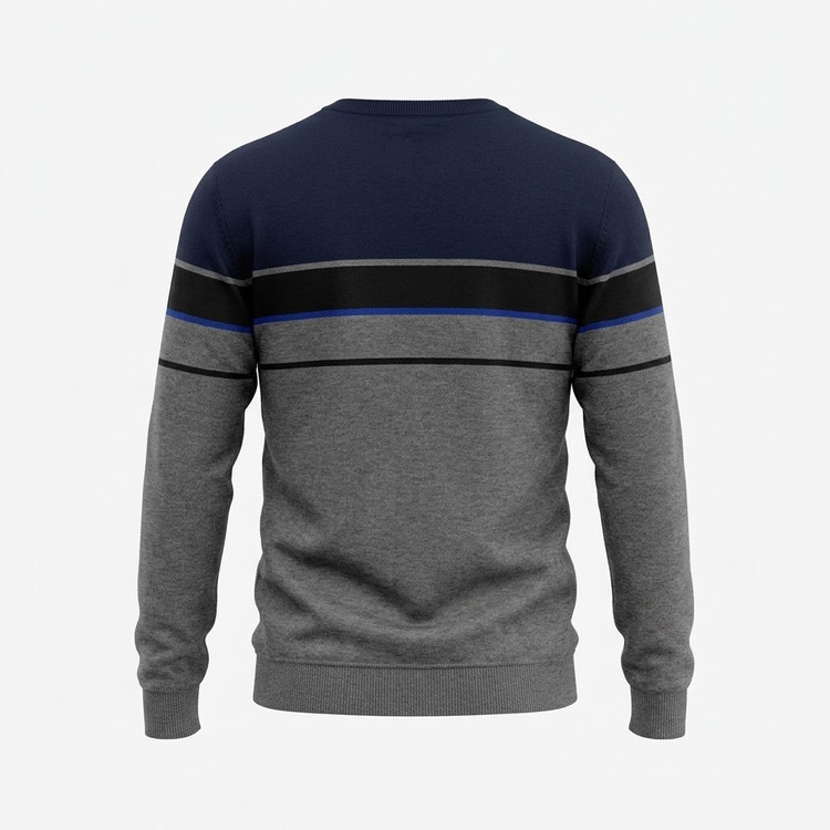 پلیور بافت مردانه اسکار یاکوبسون (Oscar Jacobson) مدل Reid Pin Roundneck – کد ۶۴۶۰ – ساخت ایتالیا