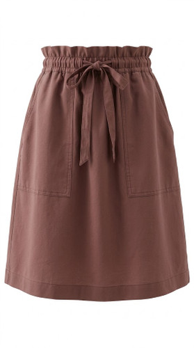 دامن لینن زنانه H&M اورجینال(کمر کش و بنددار)