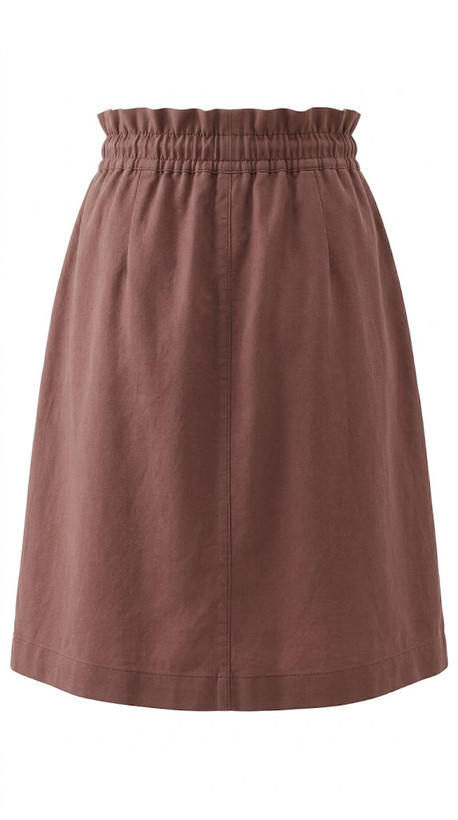 دامن لینن زنانه H&M اورجینال(کمر کش و بنددار)