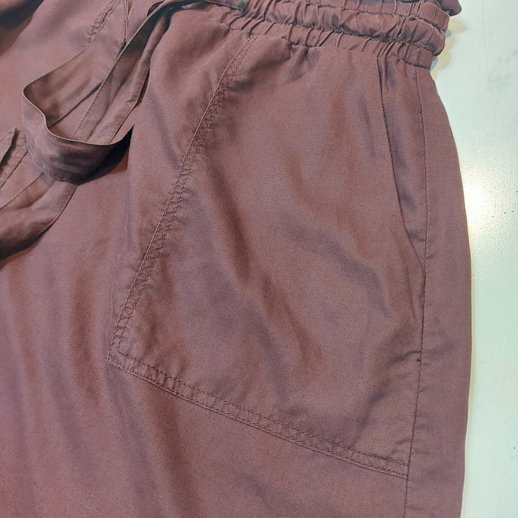 دامن لینن زنانه H&M اورجینال(کمر کش و بنددار)