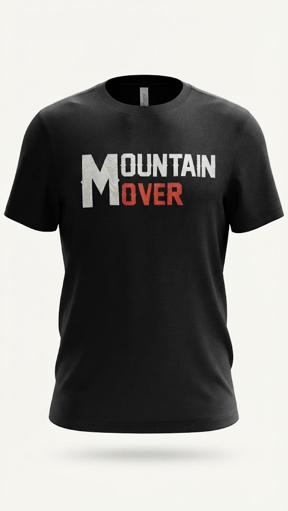 تی‌شرت مشکی مردانه/زنانه بدون دوخت بغل طرح Mountain Mover برند Canvas سایز XL