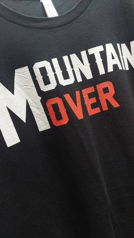 تیشرت مشکی مردانه/زنانه بدون دوخت بغل طرح Mountain Mover برند Canvas سایز XL