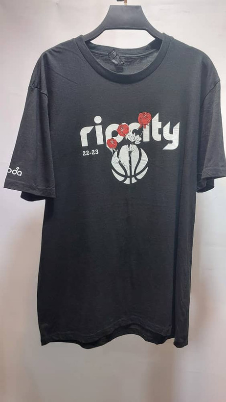تیشرت مشکی مردانه دیستريکت Districtطرح بسکتبال Rip City سایز M