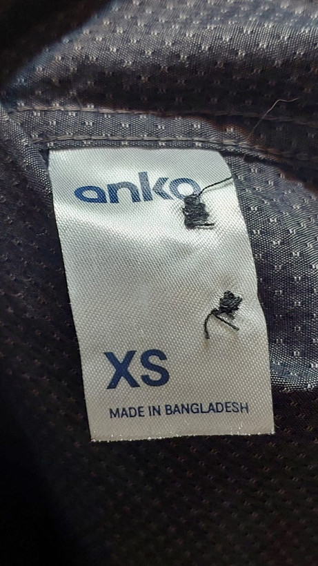 پیراهن مردانه آستین بلند anko ریزبافت طوسی سایز XS