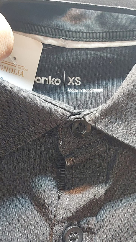 پیراهن مردانه آستین بلند anko ریزبافت طوسی سایز XS