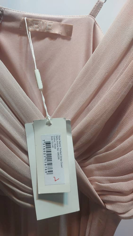 پیراهن ماکسی مجلسی بند دار زنانه Nelly مدل Perfect Strap Gown سایز EU 40 رنگ رز