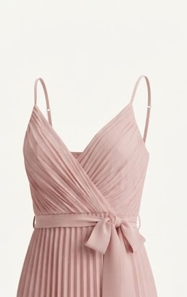 پیراهن ماکسی مجلسی بند دار زنانه Nelly مدل Perfect Strap Gown سایز EU 40 رنگ رز