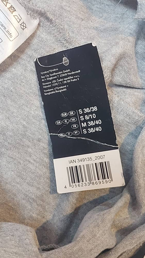 لگ بارداری اسمارا خاکستری ملانژ سایز S 36/38