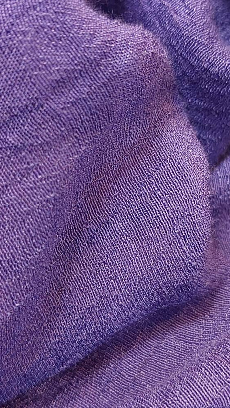 تاپ زنانه بنفش گلدوزیشده یقه هفت